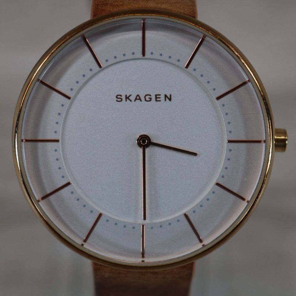 Skagen Signatur SKW2558 Watch – Pre-Owned, New Battery, Round, White